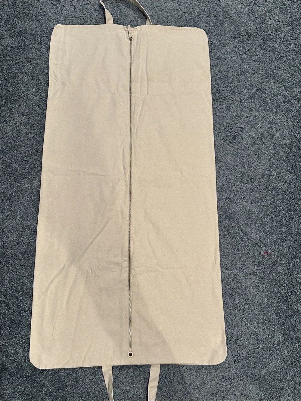 Saint Laurent Beige Canvas Garment Cover